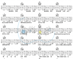 【G调简单版】五月天《玫瑰少年》吉他谱 弹唱谱 高清六线谱 Guitar Tabs