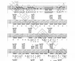曼陀山庄吉他谱_许嵩_C调指法原版编配_吉他弹唱六线谱