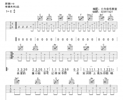 林启得《我不是你的宋冬野》吉他谱(C调)-Guitar Music Score