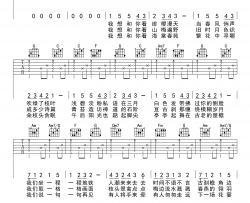 《花枝春野》吉他谱-不才-C调弹唱谱-高清图片谱