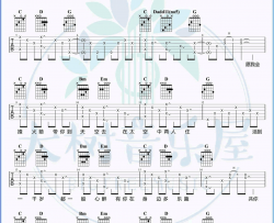 分分钟需要你吉他谱 林子祥/林忆莲 吉他图片谱 高清