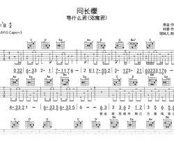 问长缨吉他谱_等什么君_G调弹唱谱_完整高清版