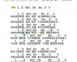 音频怪物《劫》吉他谱(G调)-Guitar Music Score