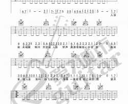 【C调原版】洛先生《孤城》吉他谱 弹唱谱 高清六线谱 Guitar Tabs