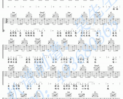 《扬州殇》吉他谱_洛天依_C调_吉他六线谱弹唱谱
