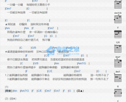 说一句我不走了吉他谱 C调和弦谱-KIngStar