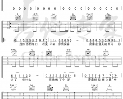有名无份吉他谱 李冠霖 C调弹唱六线谱