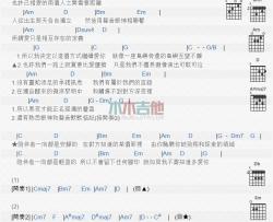 郁可唯《伤不起》吉他谱-Guitar Music Score