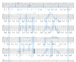 卡萨布兰卡指弹吉他谱_Casablanca独奏六线谱_吉他指弹谱