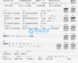 半个海洋吉他谱 C调版 B.A.D