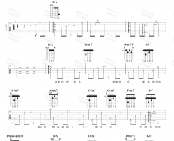 乌梅子酱吉他谱_李荣浩_E调原版编配_吉他弹唱六线谱