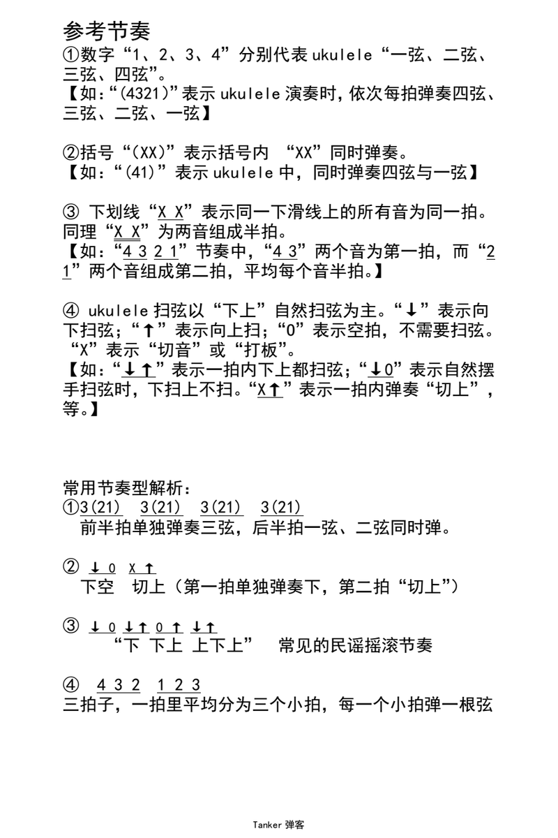 父亲柠檬音乐 BY缘起  尤克里里弹唱教学2